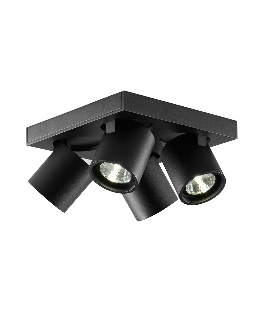 Focus+ 4 Loftlampe Sort