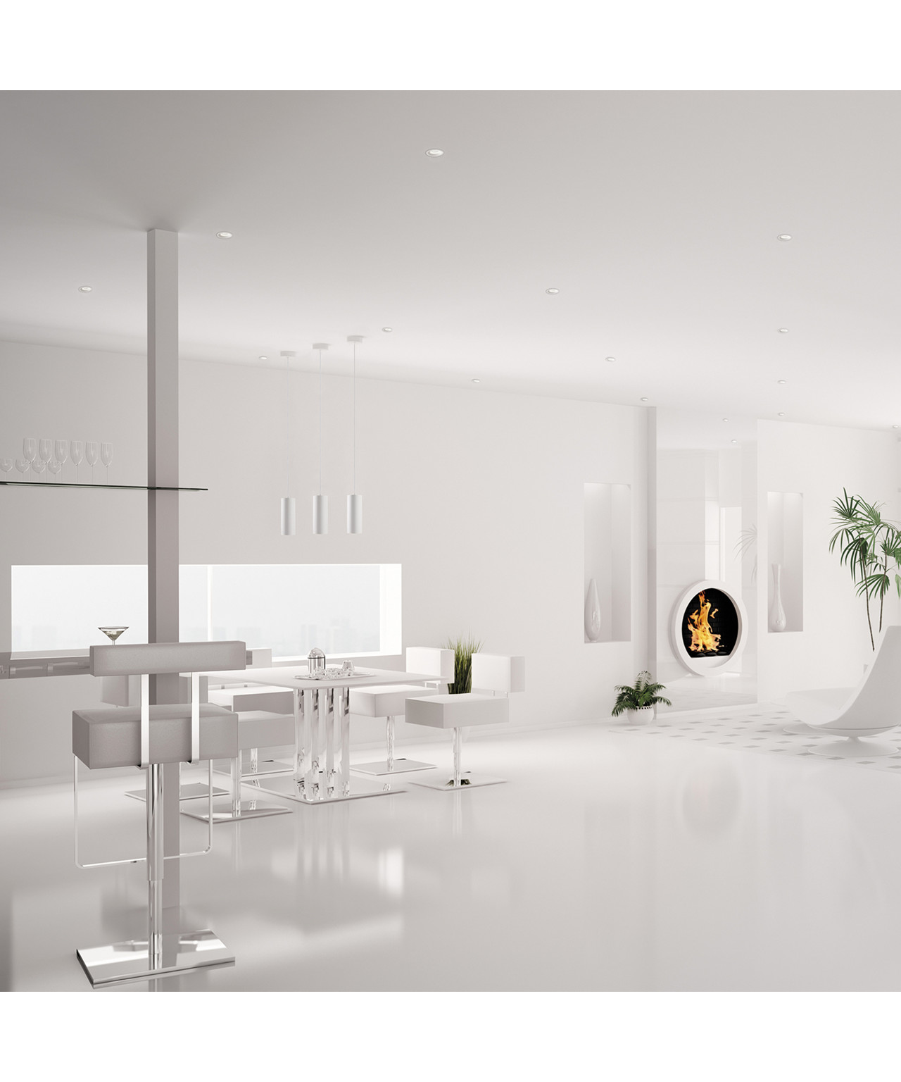 Deep led 7 10w loftlampe/spot light point