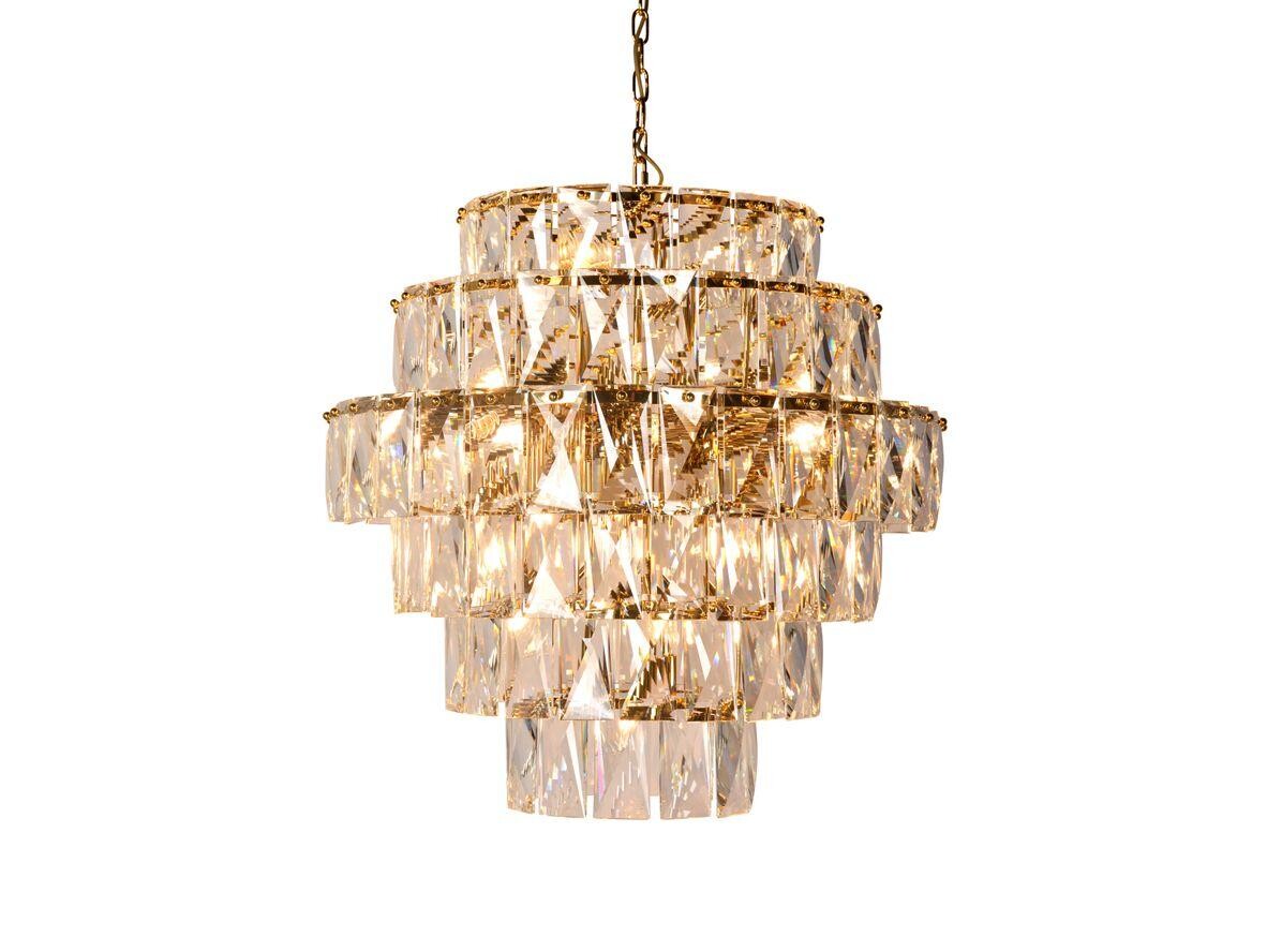 Cozy Living - Chloe Crystal Lysekrone Clear/Gold Cozy Living
