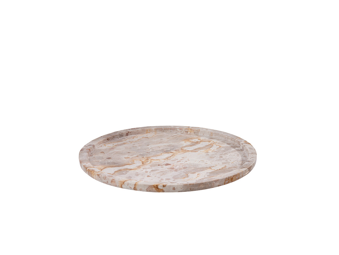 Cozy Living – Emilie Tray Round L Marble Cozy Living