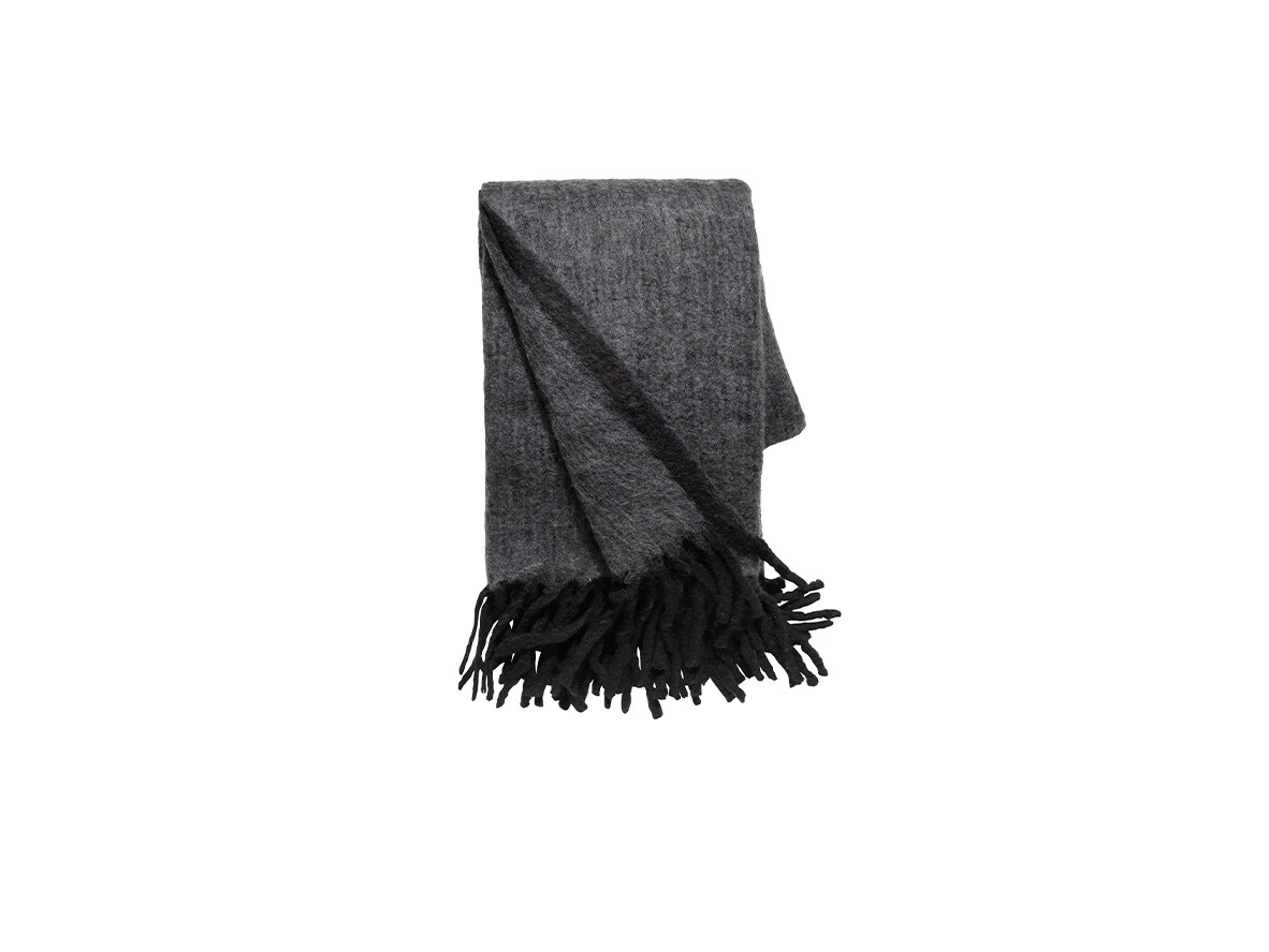 Cozy Living Hemtillbehör – Mathea Throw Grey/Black Cozy Living