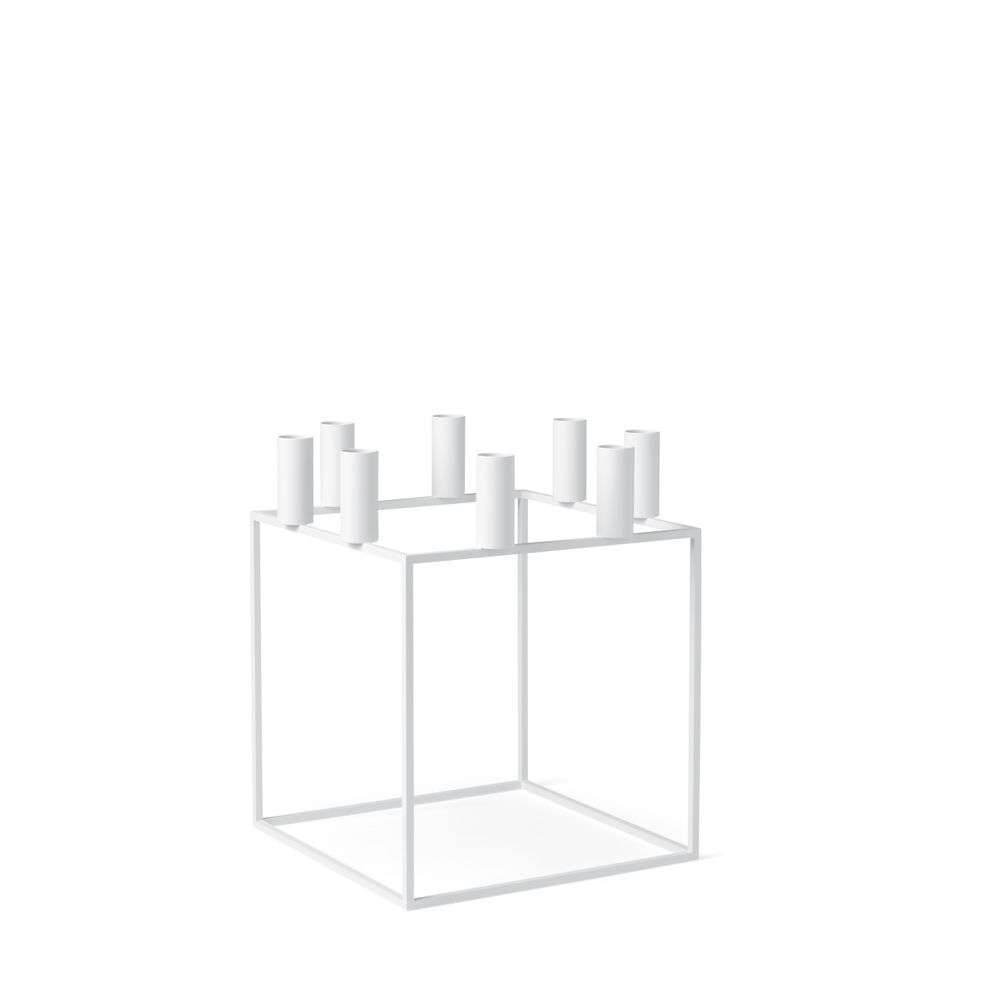 Audo – Kubus 8 Candle Holder White Copenhagen