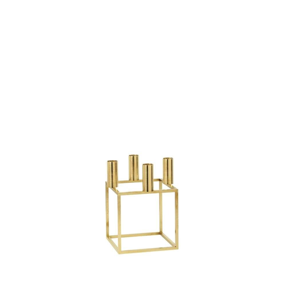 Audo – Kubus 4 Candle Holder Gold Plated Copenhagen