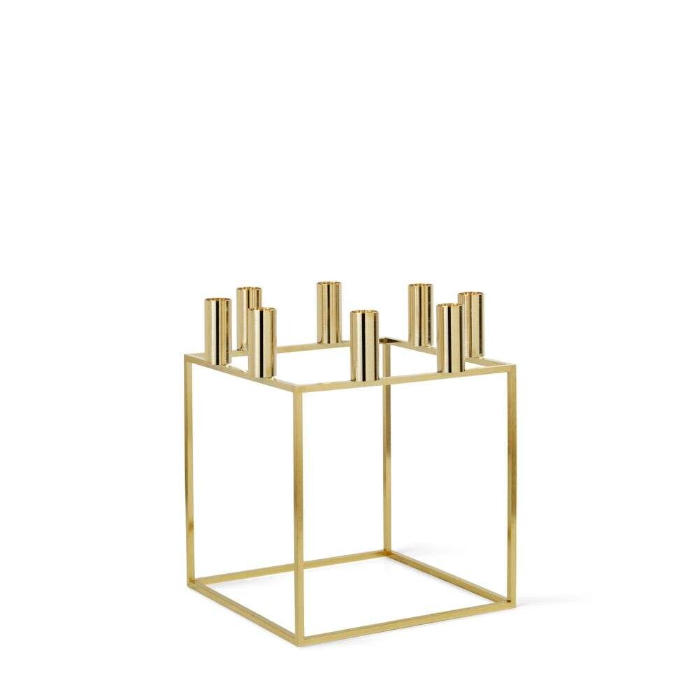 Audo – Kubus 8 Candle Holder Gold Plated Copenhagen