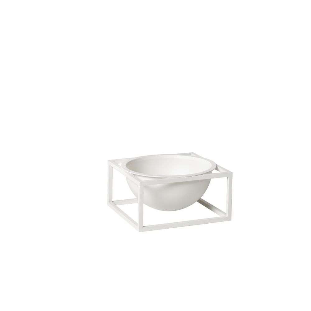 Audo – Kubus Bowl Centerpiece Small White Copenhagen