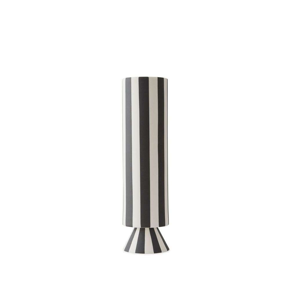 OYOY Living Design – Toppu Vase High Black/White