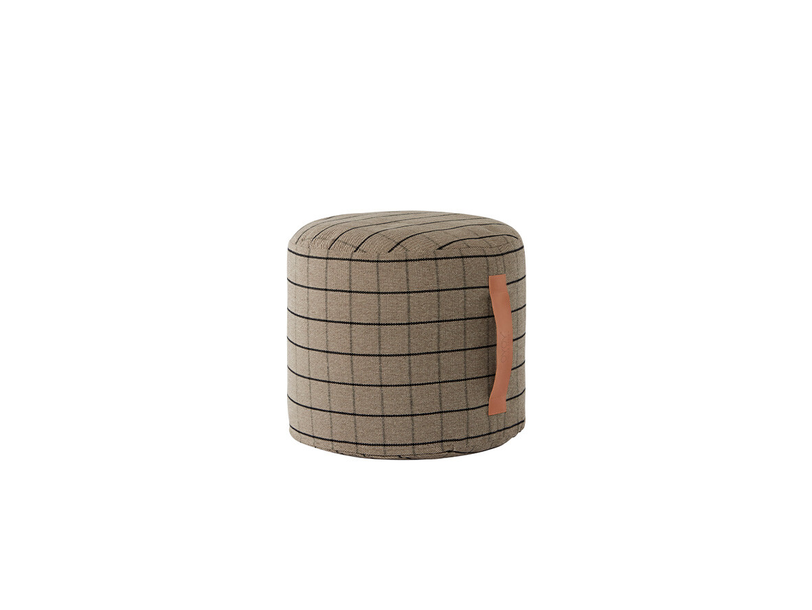 OYOY Living Design – Grid Pouf Clay