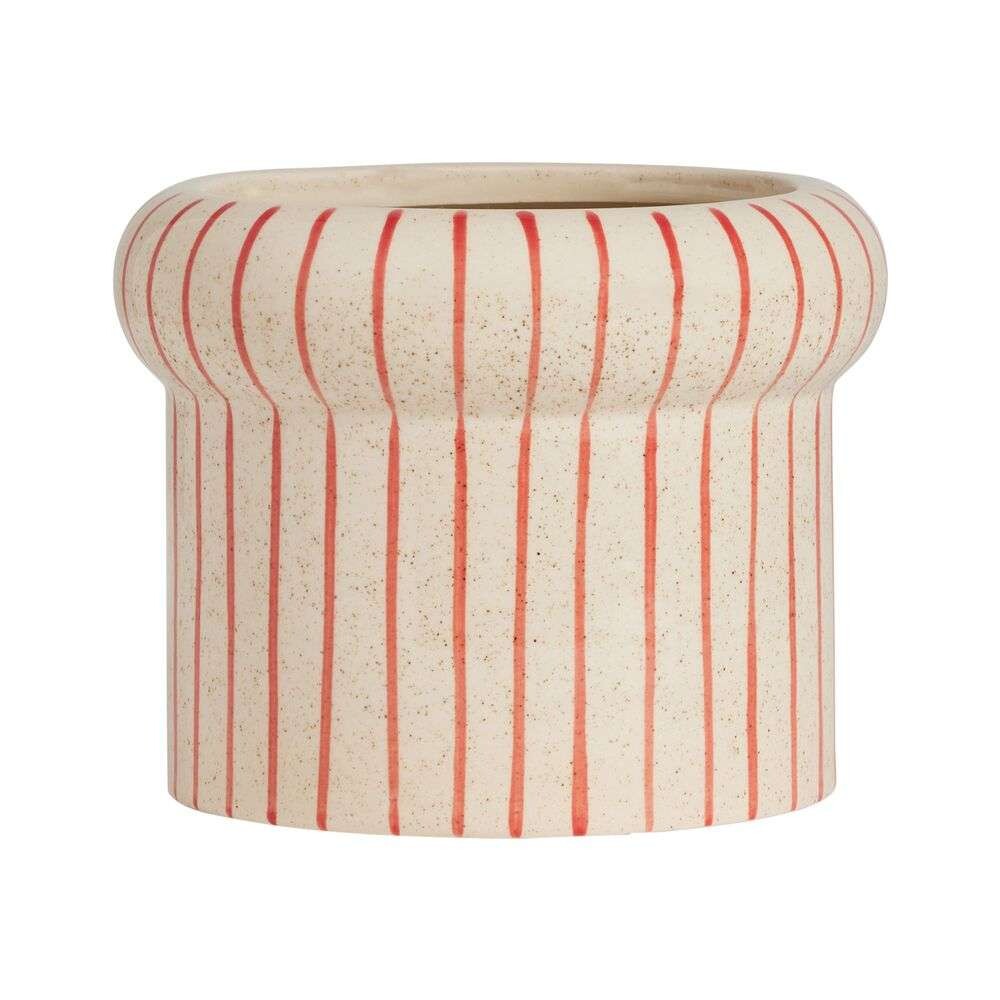 Image of Aki Pot Large Offwhite/Red - OYOY Living Design bei Lampenmeister.ch