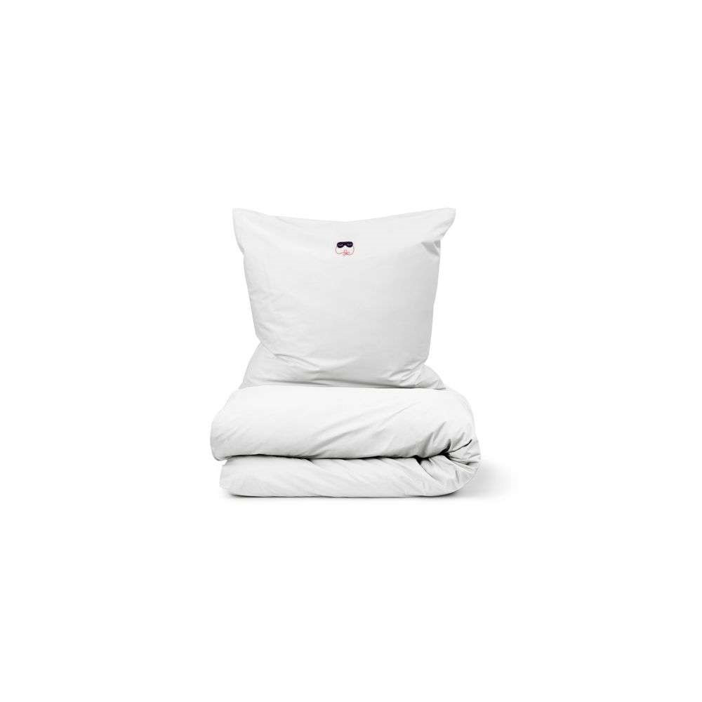 Normann Copenhagen Snooze Bed Linen 140×200 Deep Sleep White