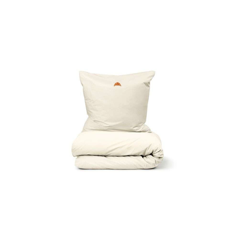 Bilde av Normann Copenhagen - Snooze Bed Linen 140x220 Lazy Morning Warm Grey