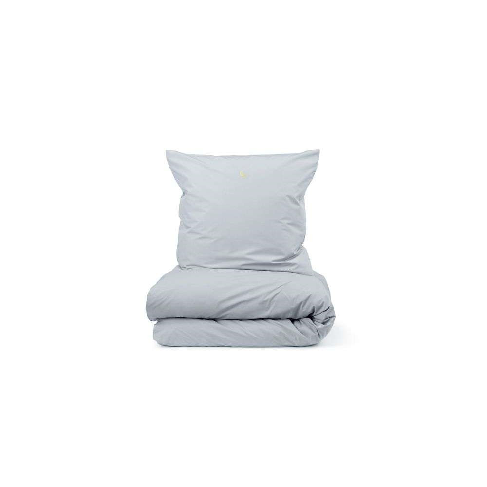 Normann Copenhagen Snooze Bed Linen 140×200 Dreamy Moon Cloudy Grey