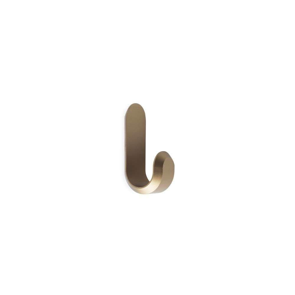 Normann Copenhagen – Curve Mini Hooks 2 pcs. Matt Gold