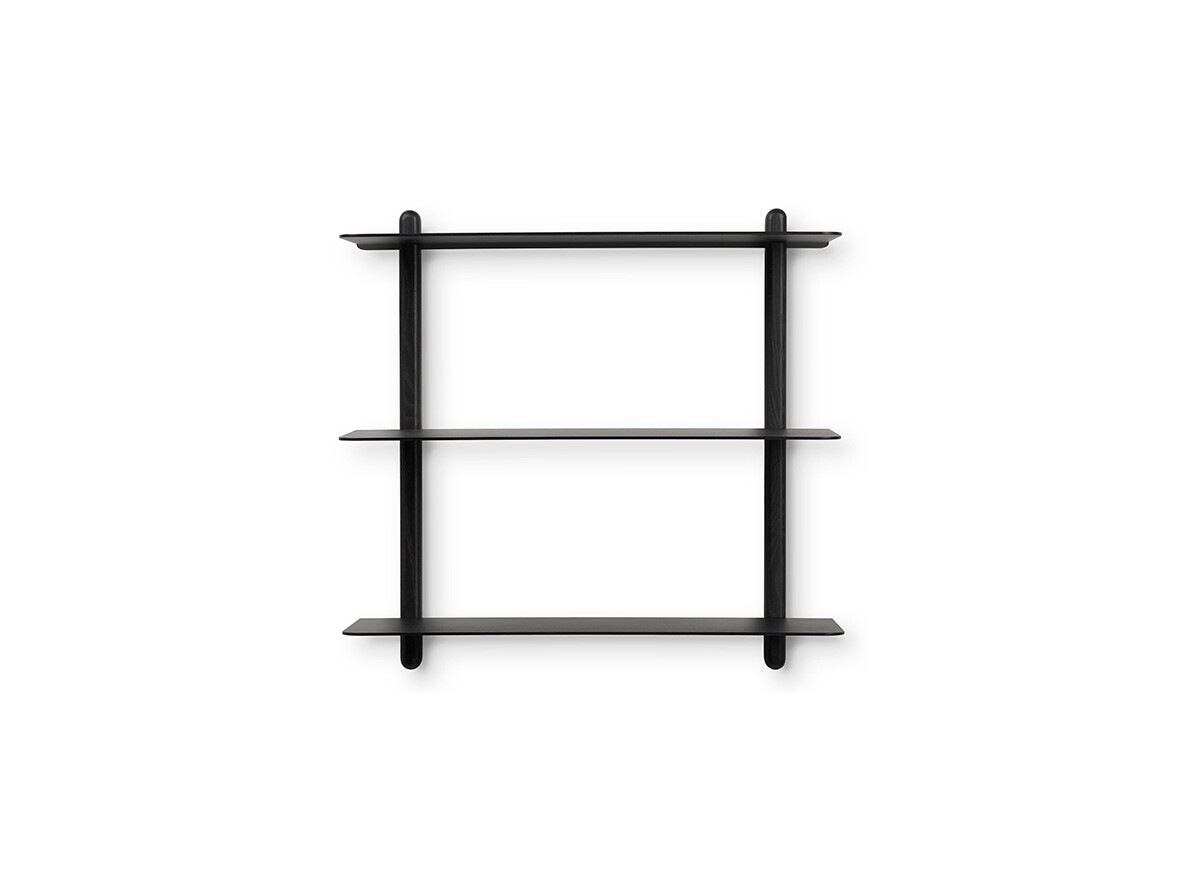 GEJST – Nivo Shelf Large A Svart Askträ/Svart