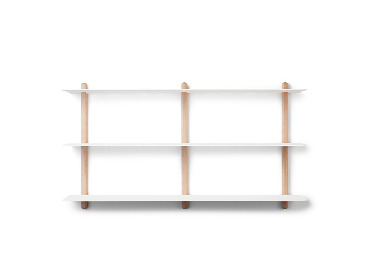 GEJST Hemtillbehör – Nivo Shelf Large D Ljus Ek/Vit Gejst