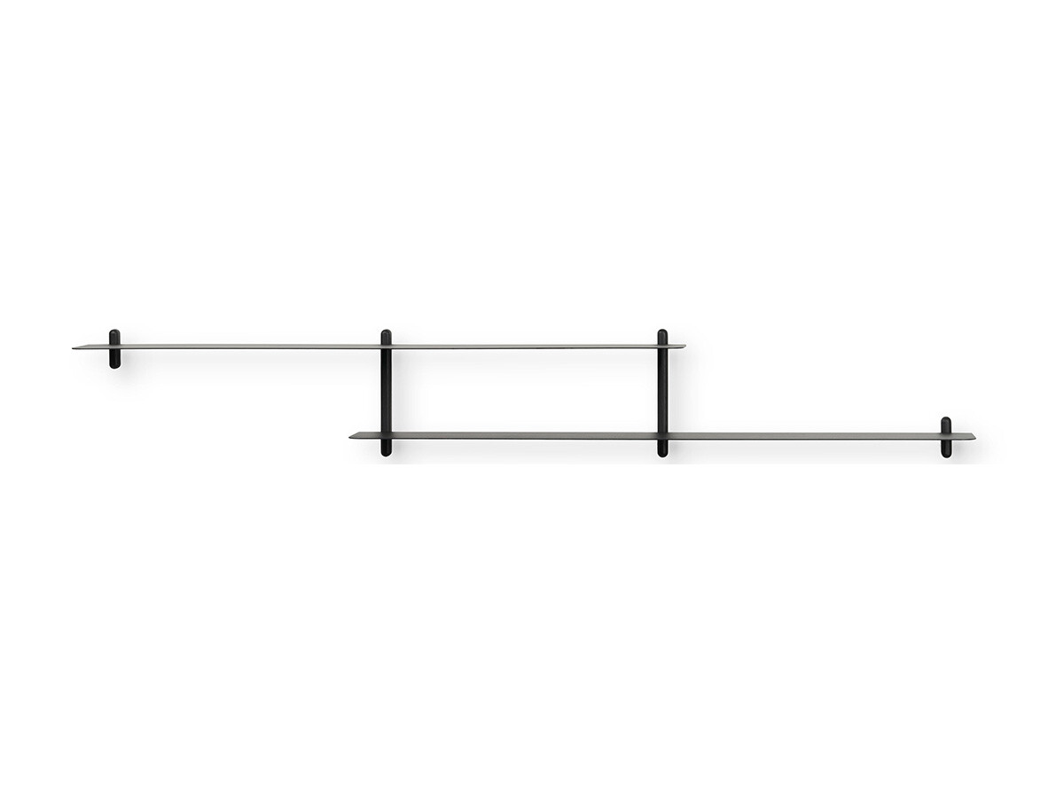 GEJST Hemtillbehör – Nivo Shelf H Svart Askträ/Svart GEJST