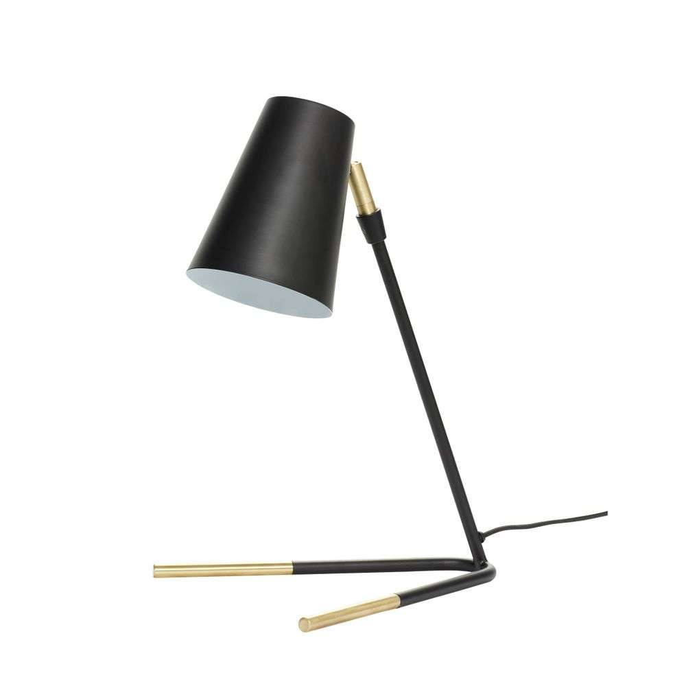 Hübsch - Slant Bordlampe Black/Brass