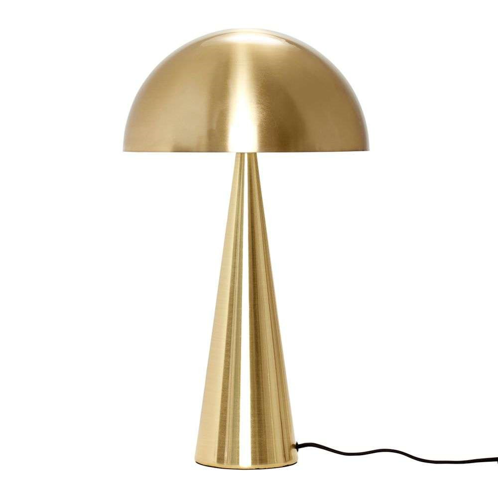 Hübsch - Mush Bordlampe Large Brass