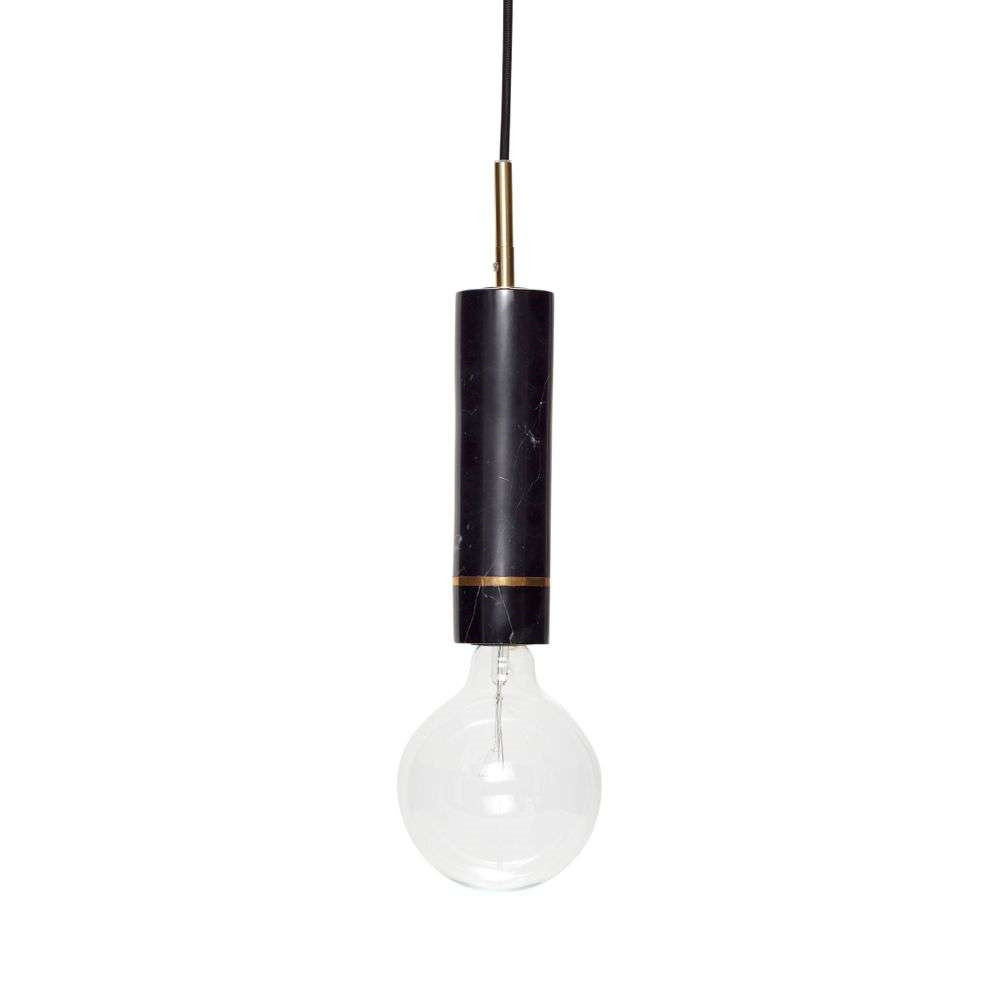 Elegant Ceiling Lamp Black Marble (Sort)
