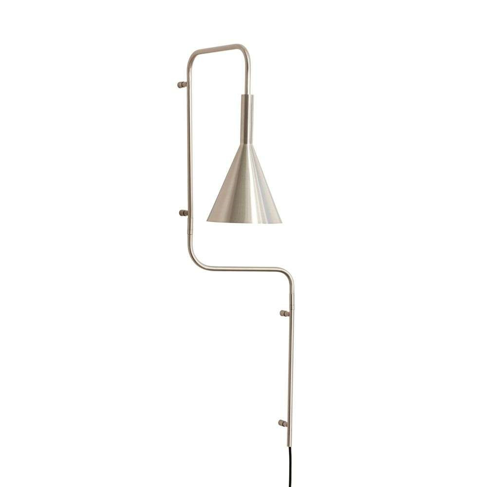 Hübsch – Rope Vägglampa Brushed Nickel