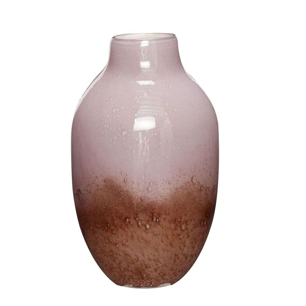 Hübsch – Posy Vase Maroon/Rose