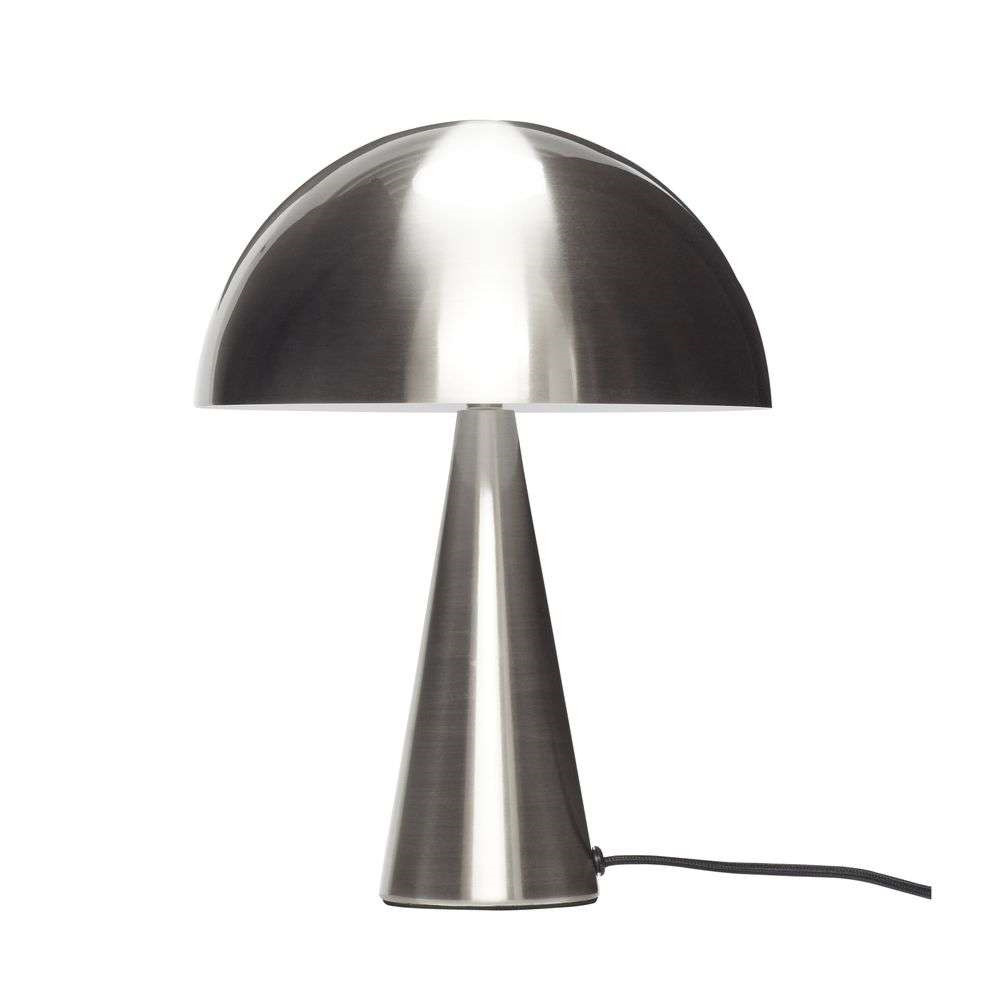 Bordlampe Metal Nikkel 33 cm