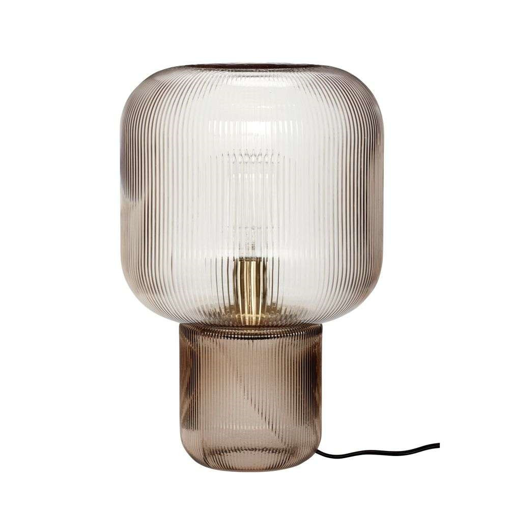 Hübsch - Pirum Bordlampe Clear/Smoked