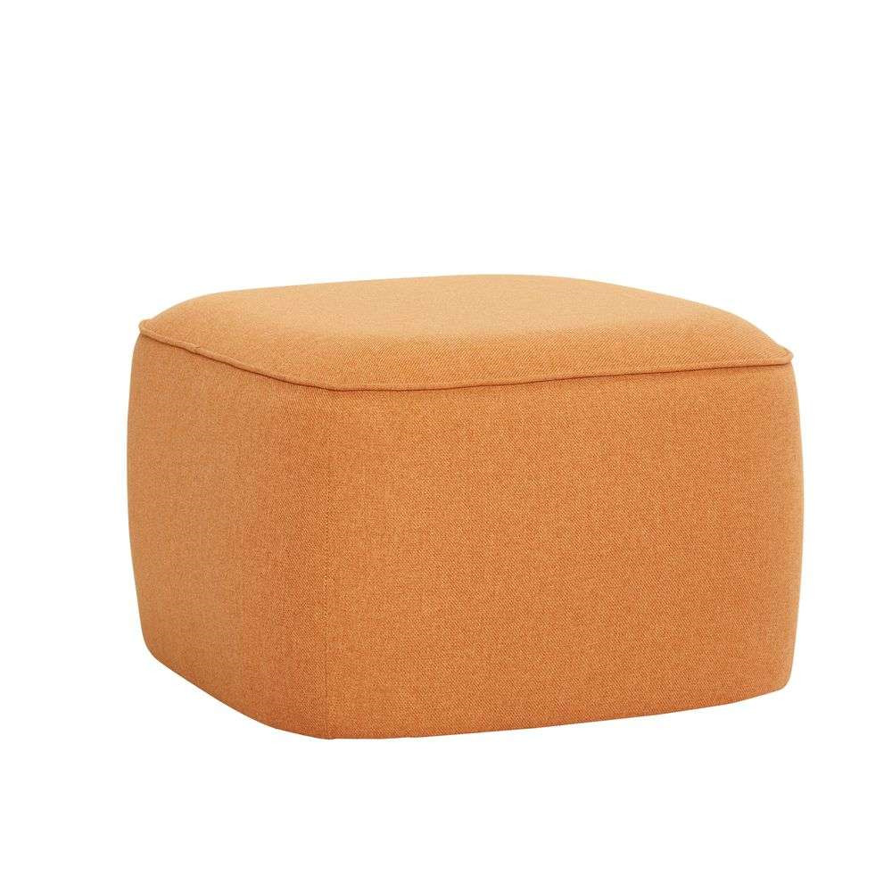 Hübsch – Cube Pouf Orange