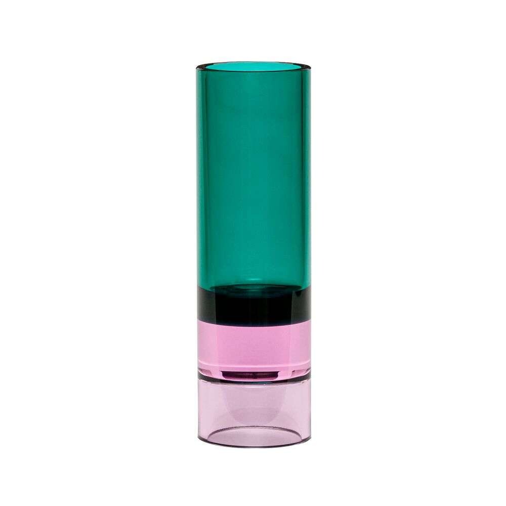 Hübsch – Astro Tealight Holder/Vase Green/Pink