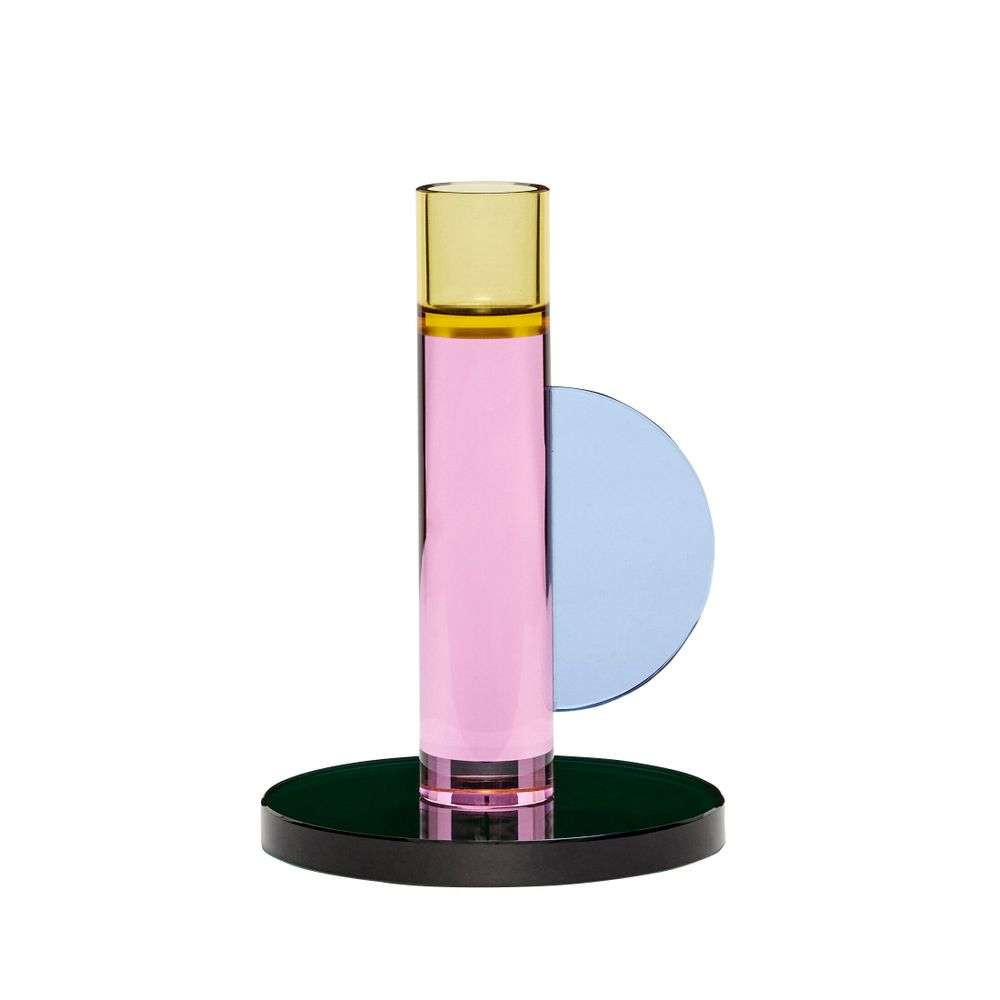 Hübsch – Astro Candlestick Pink