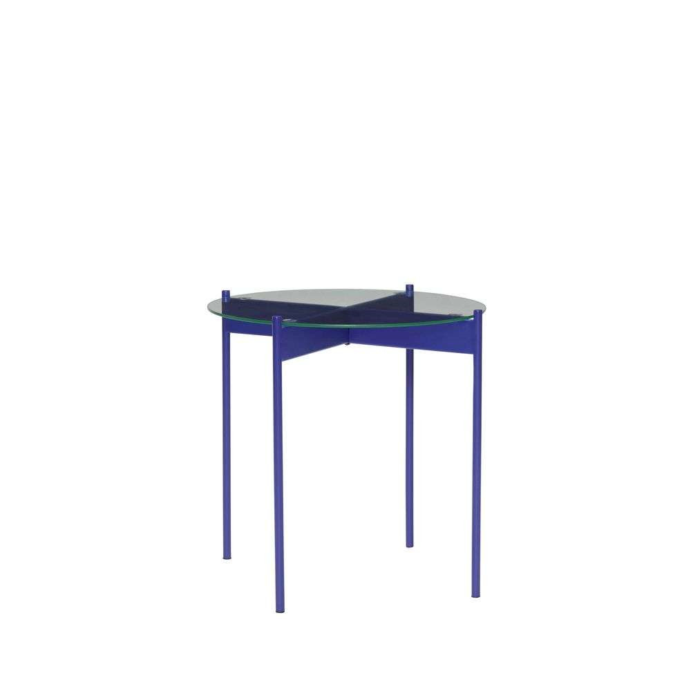 Bilde av Hübsch - Beam Side Table Blue Hübsch