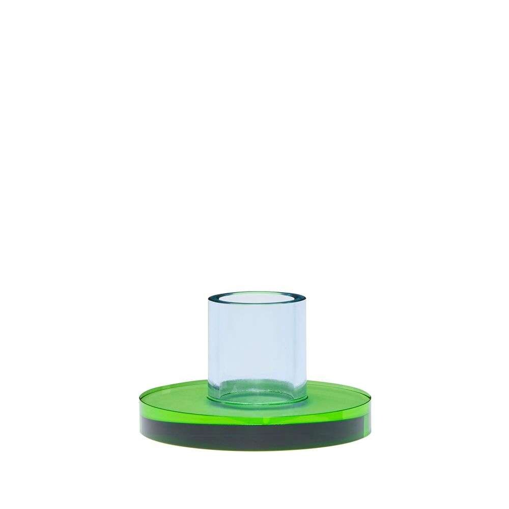 Hübsch – Astra Candleholder Small Blue/Green