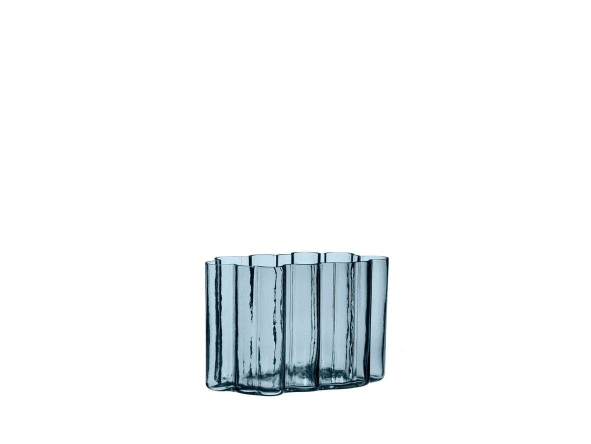 Bilde av Hübsch - Umber Vase Blue Hübsch