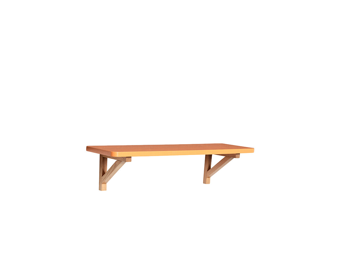 Hübsch – Arki Shelf Orange/Nature