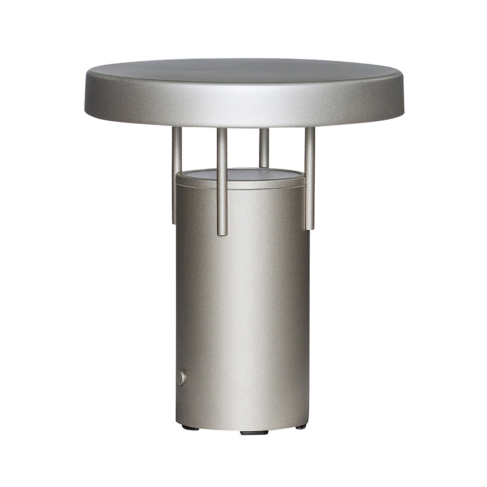 Hübsch – BringMe Mini LED Portable Bordslampa Dim. Metallic Sand