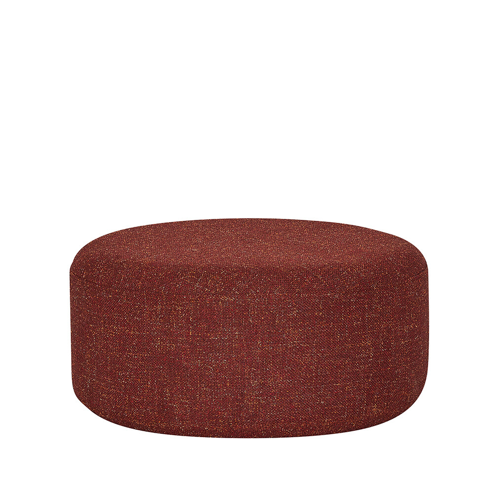 Hübsch - Marshmellow Puf Large Rød