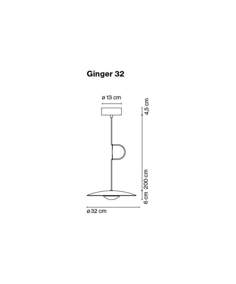 Ginger 32 Pendel Oak Marset
