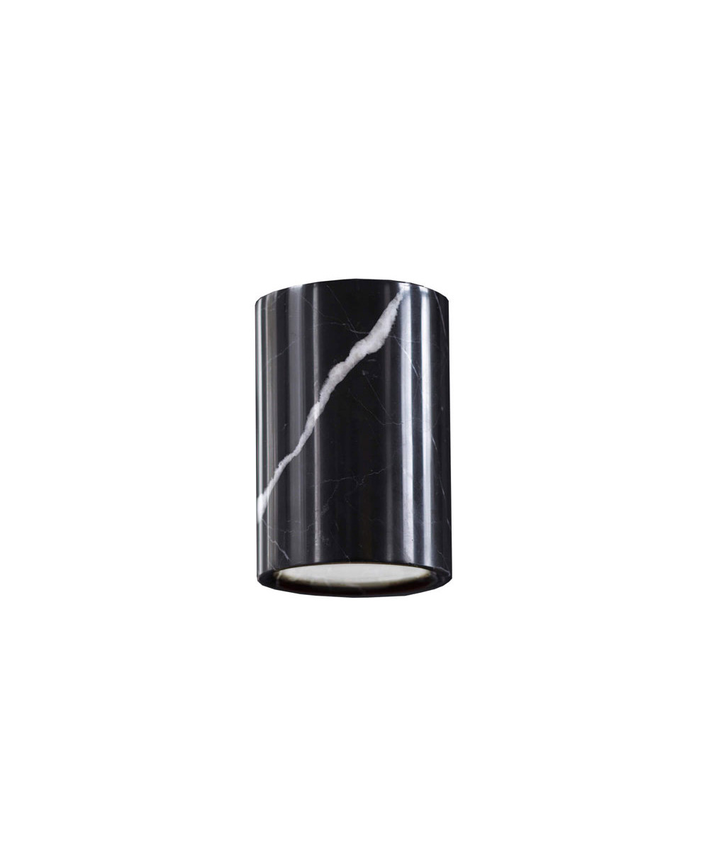 Terence Woodgate Solid Downlight Cylinder Nero Marquina Marble