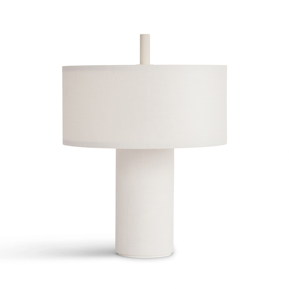 New Works - Margin Portable Table Lamp White Canvas