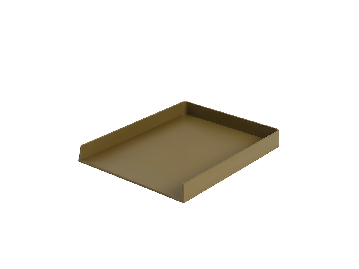 Muuto – Arrange Desktop Tray 32×25 Brown Green Muuto