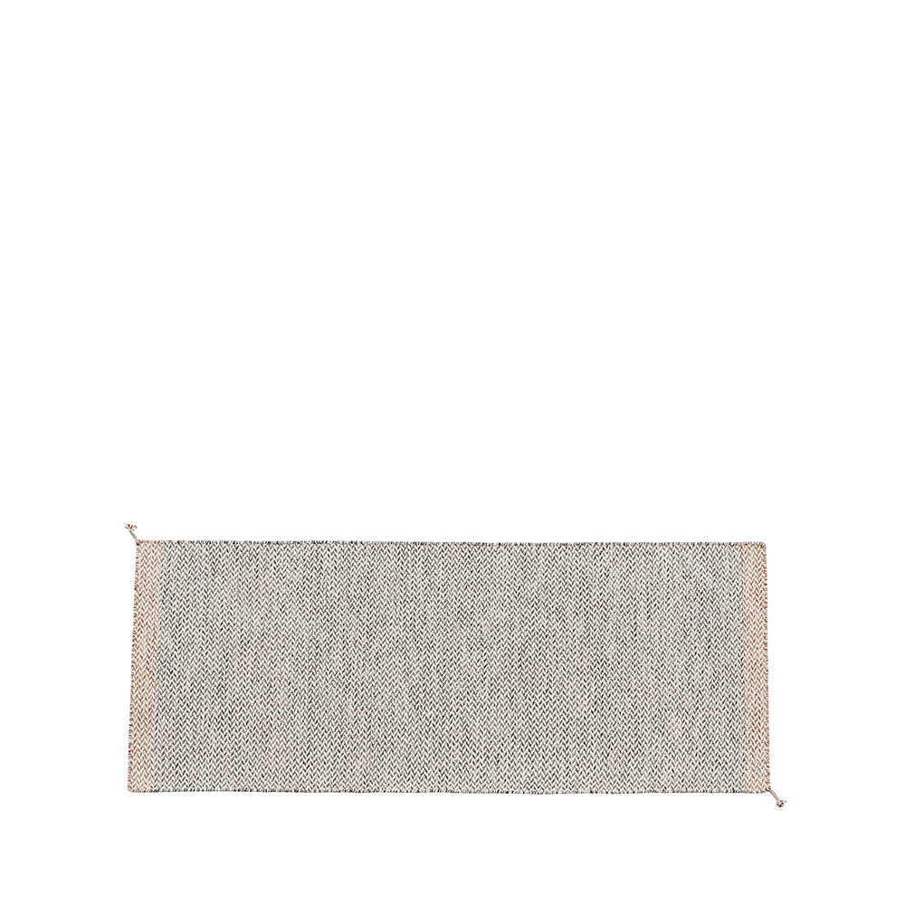 Muuto – Ply Täcke rPET 200×80 Svart/Vit