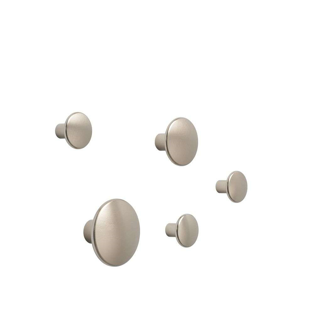 Muuto Dots Metal Set of 5 Taupe