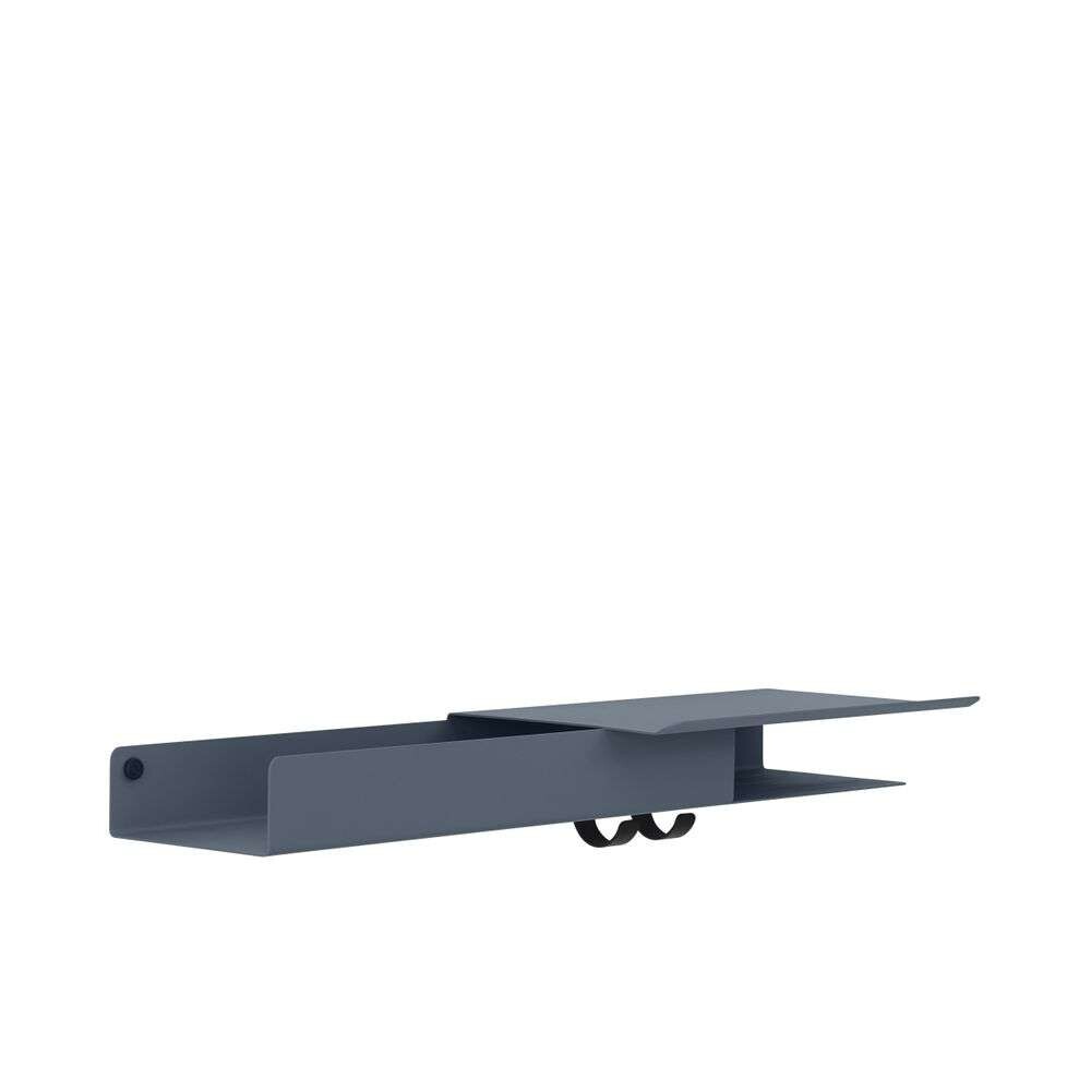 Muuto – Folded Shelves Platform 62×5,4 Blue Grey Muuto