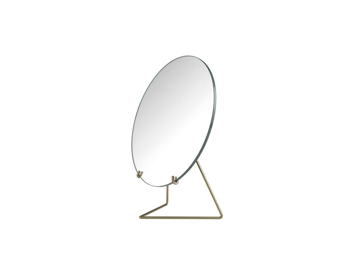 Moebe – Standing Mirror Ø30 Brass Moebe