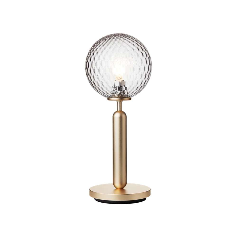 Nuura – Miira Bordslampa Brass/Optic Clear