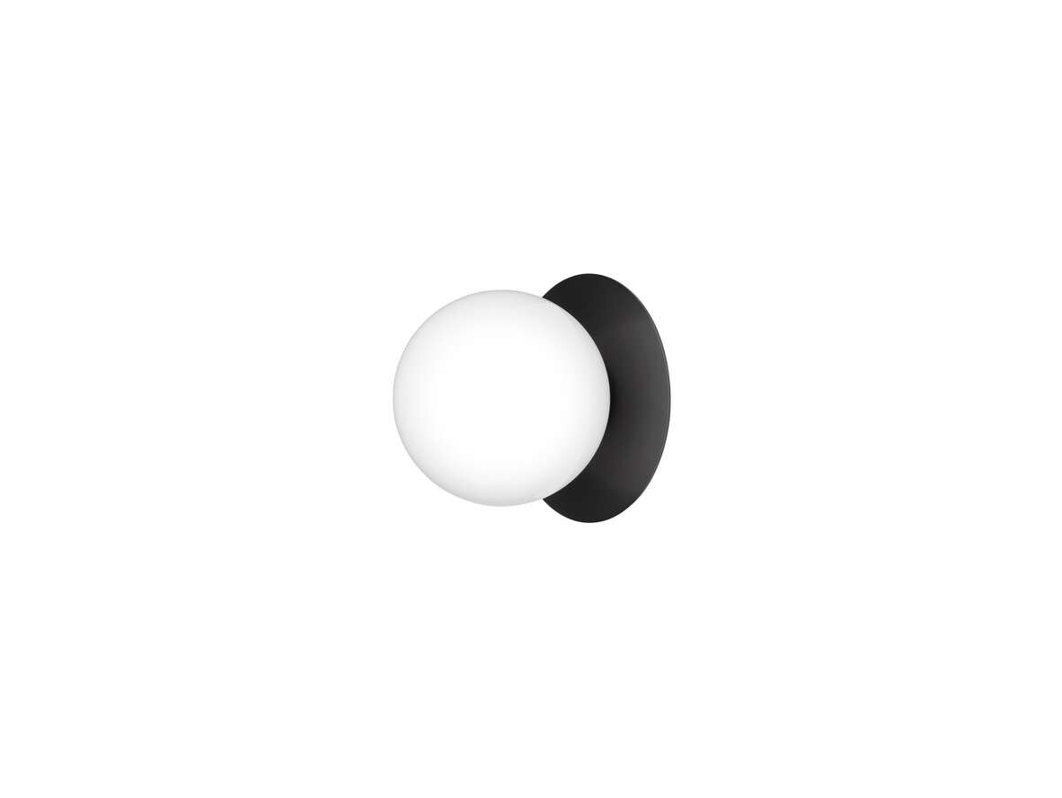 Nuura - Liila 1 Utendørs Vegglampe Black/Opal Nuura