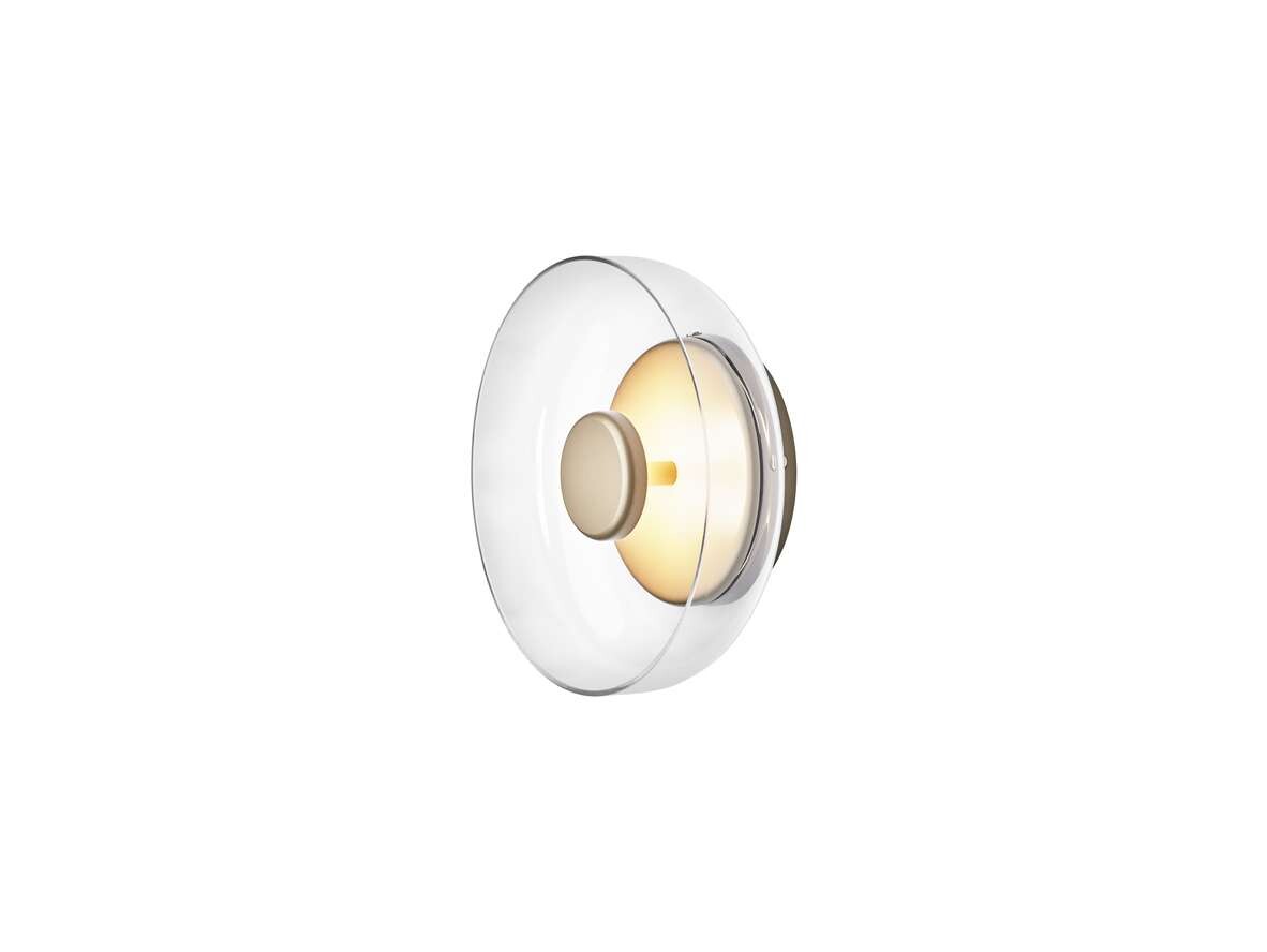 Nuura – Blossi Vägglampa/Plafond Nordic Gold/Clear