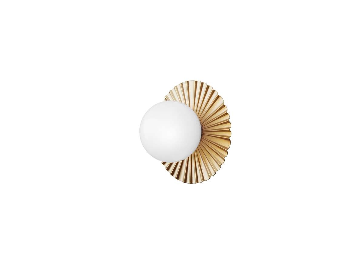 Nuura - Liila Muuse Vegg-/Taklampe Small Nordic Gold/Opal Nuura