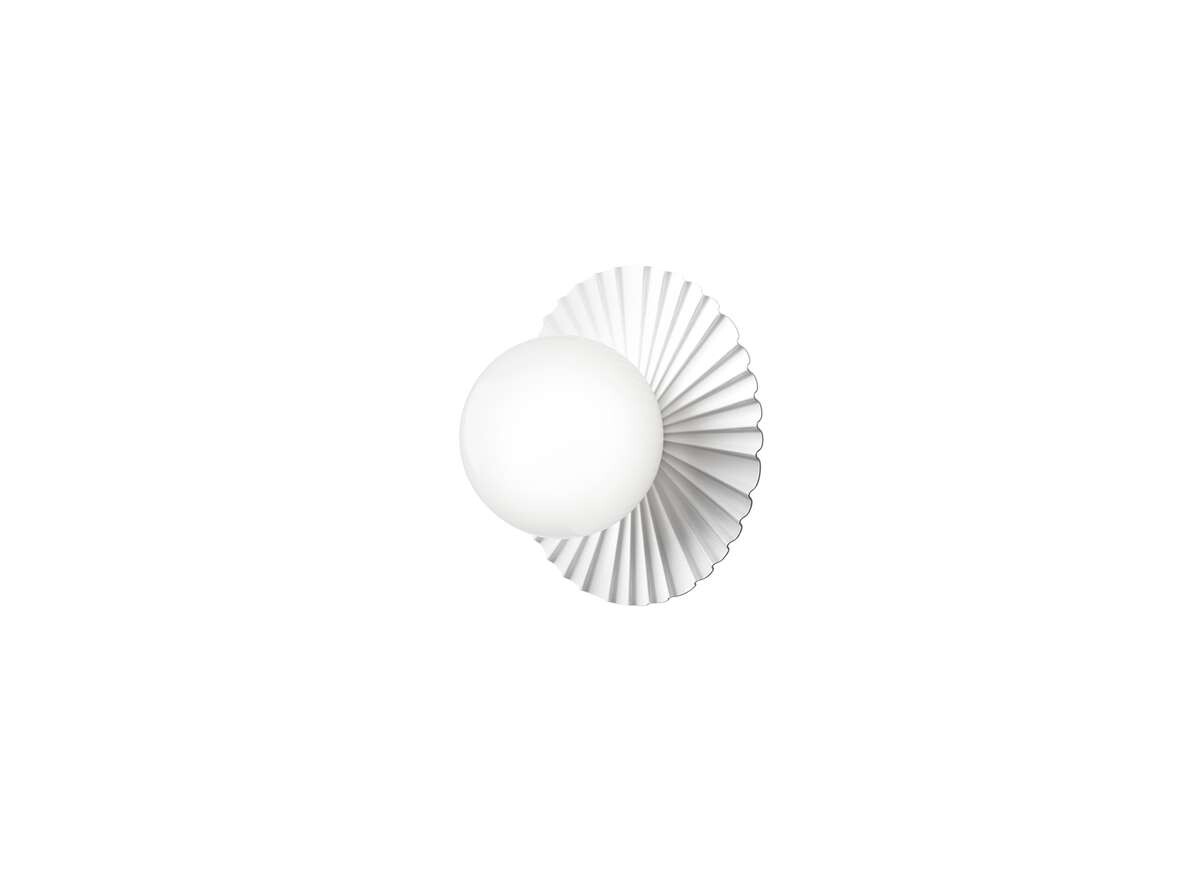 Nuura - Liila Muuse Vegg-/Taklampe Small White/Opal Nuura