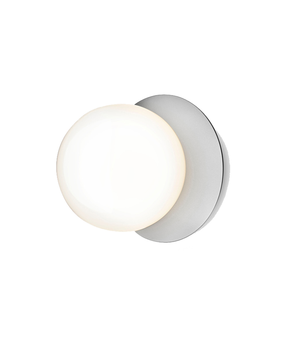 Nuura - Liila 1 Vegglampe/Taktlampe Light Silver/Opal White