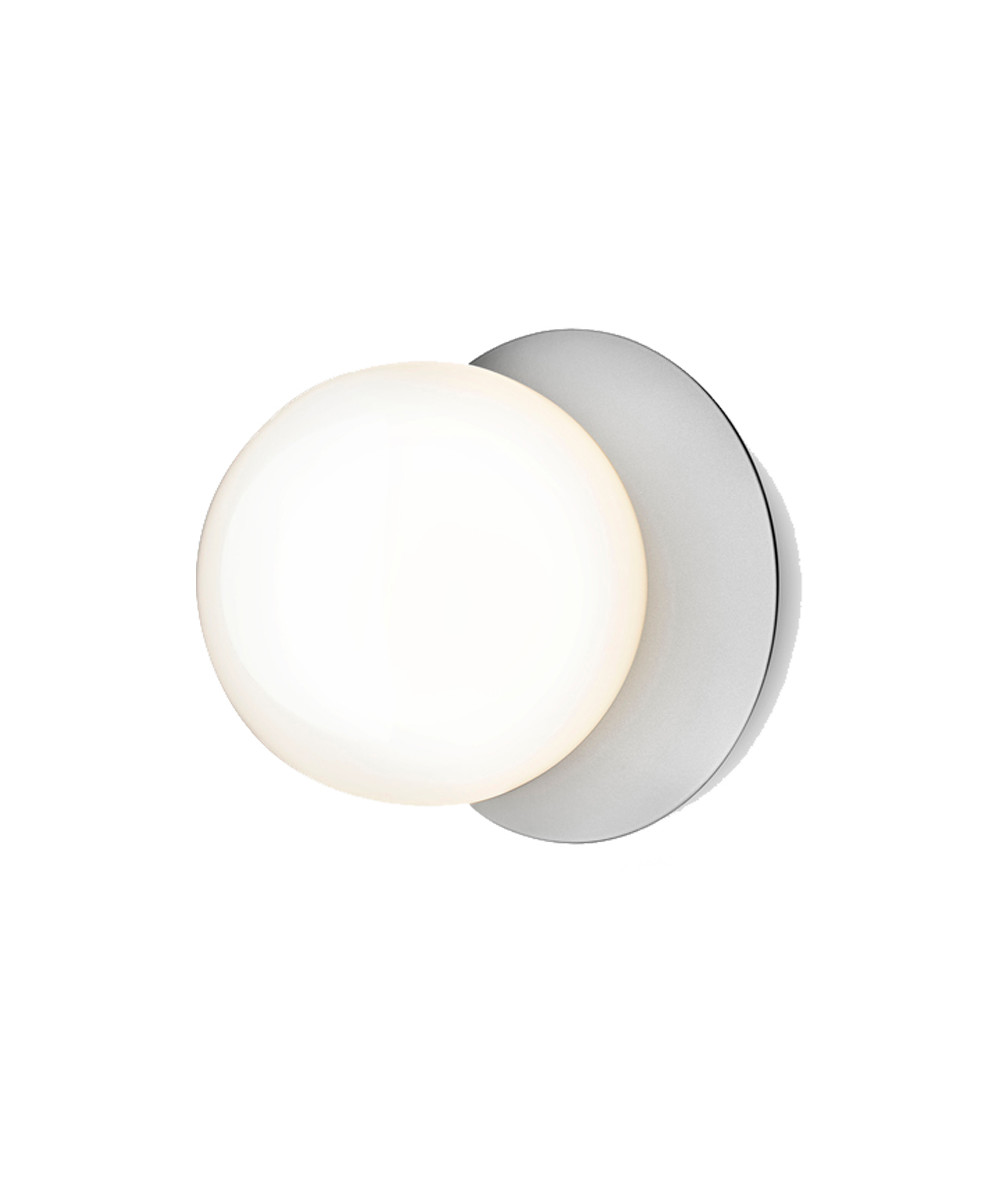 Nuura – Liila 1 Vägglampa/Plafond Light Silver/Opal White Nuura